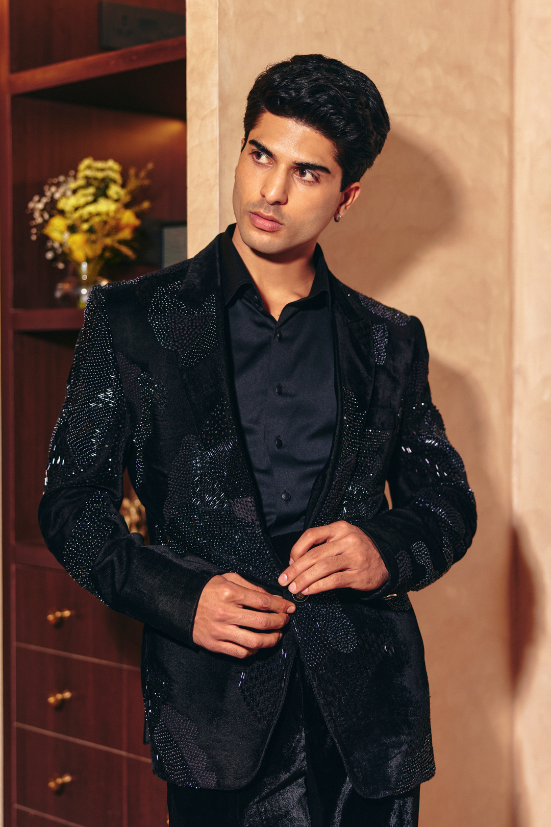 Midnight Black Suit Set