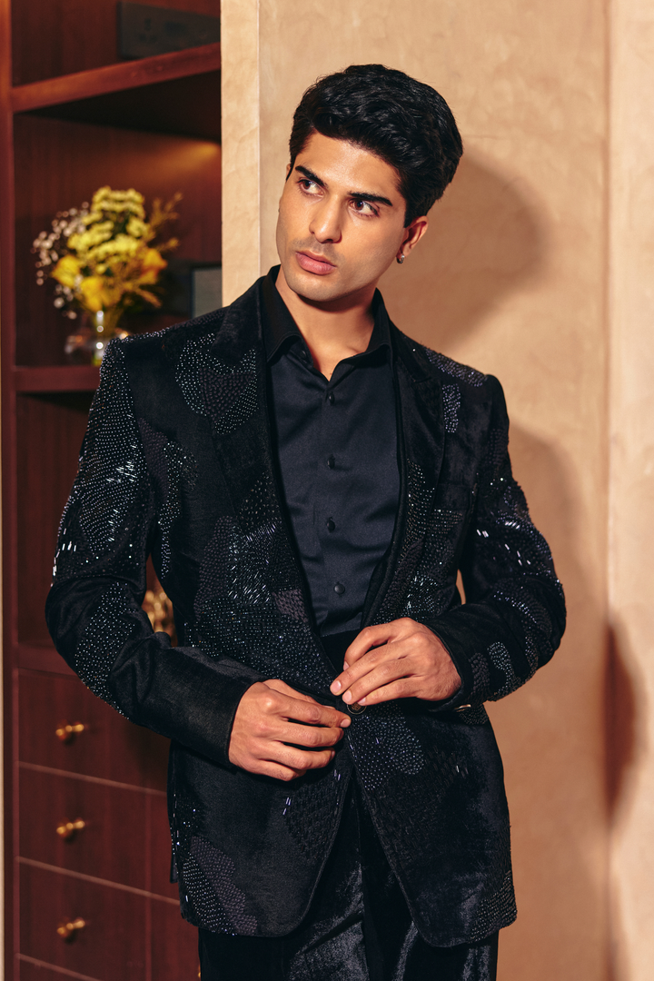 Midnight Black Suit Set