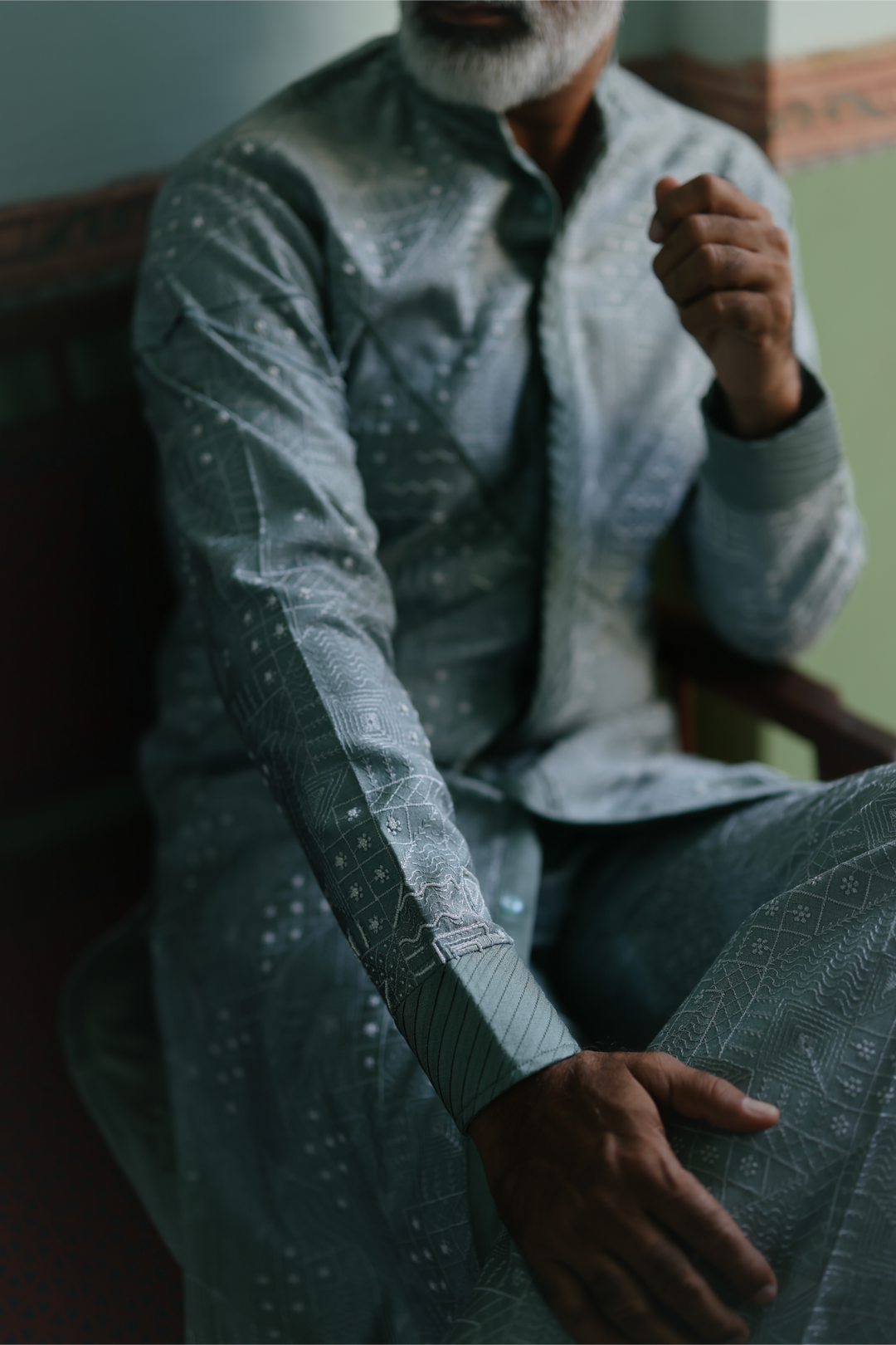 Powder Blue Kurta Set