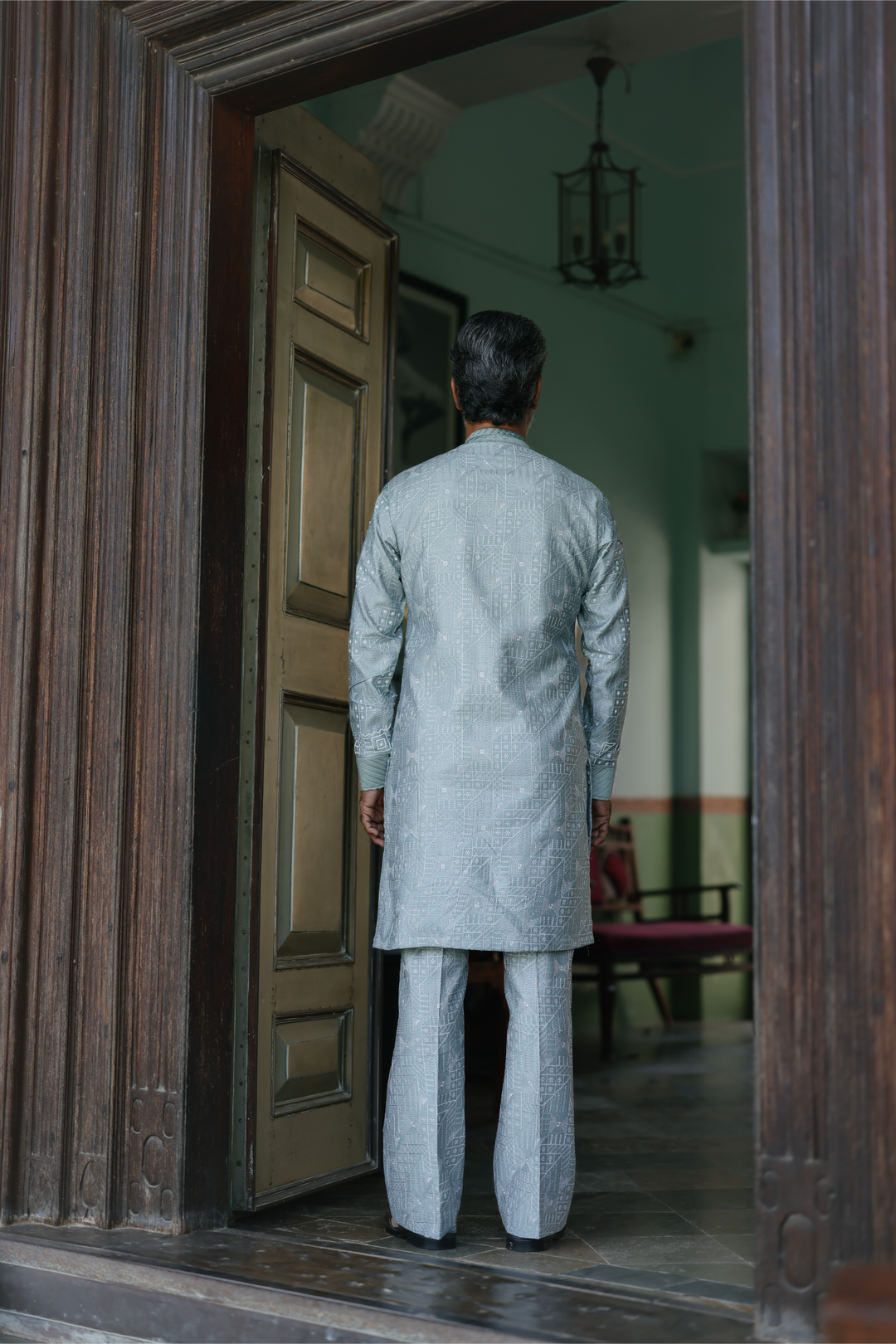 Powder Blue Kurta Set
