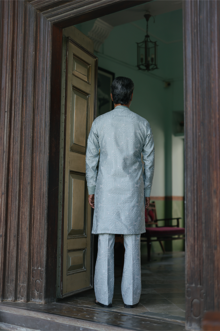 Powder Blue Kurta Set