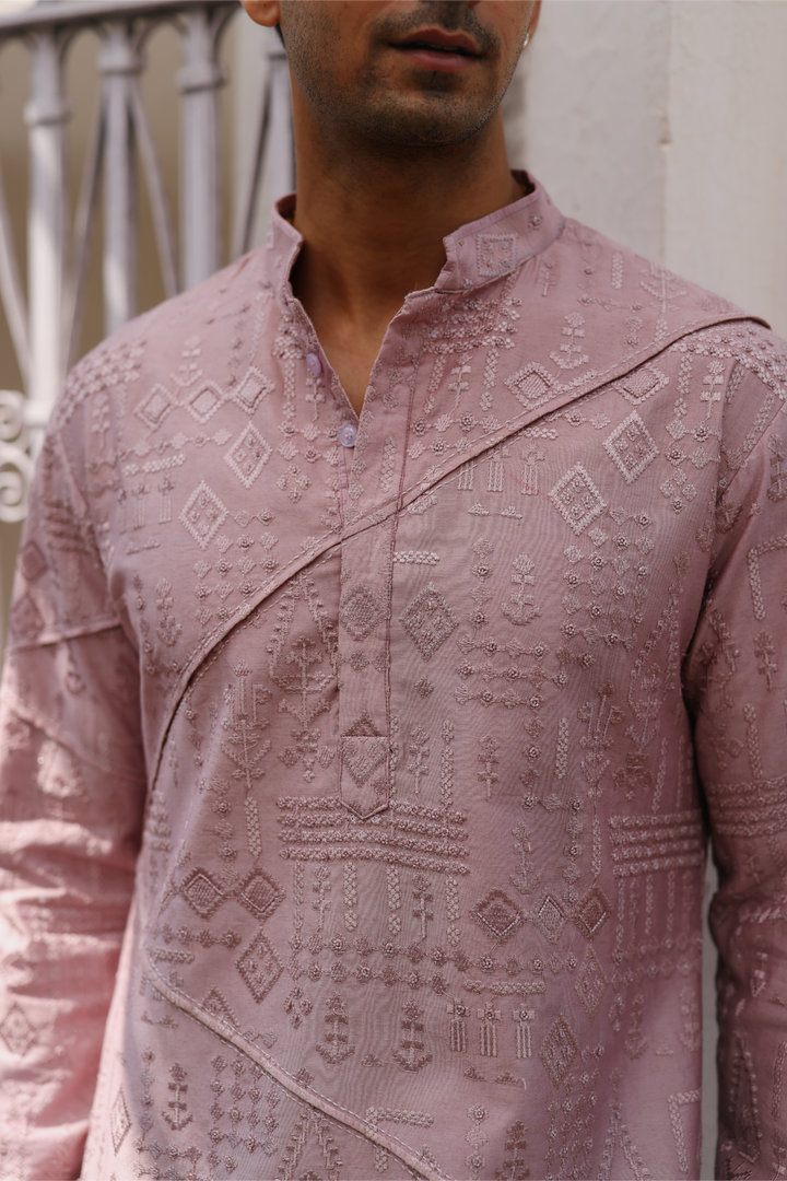 Rose Gold Kurta Set