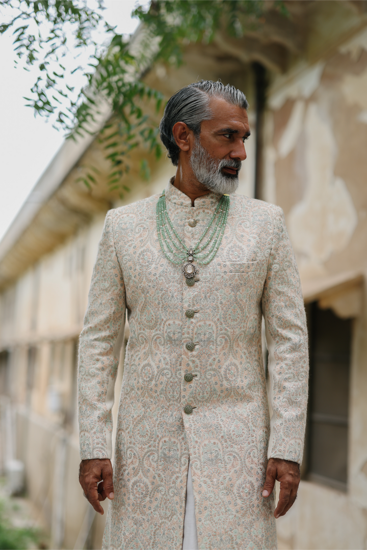 Sage Sherwani Set