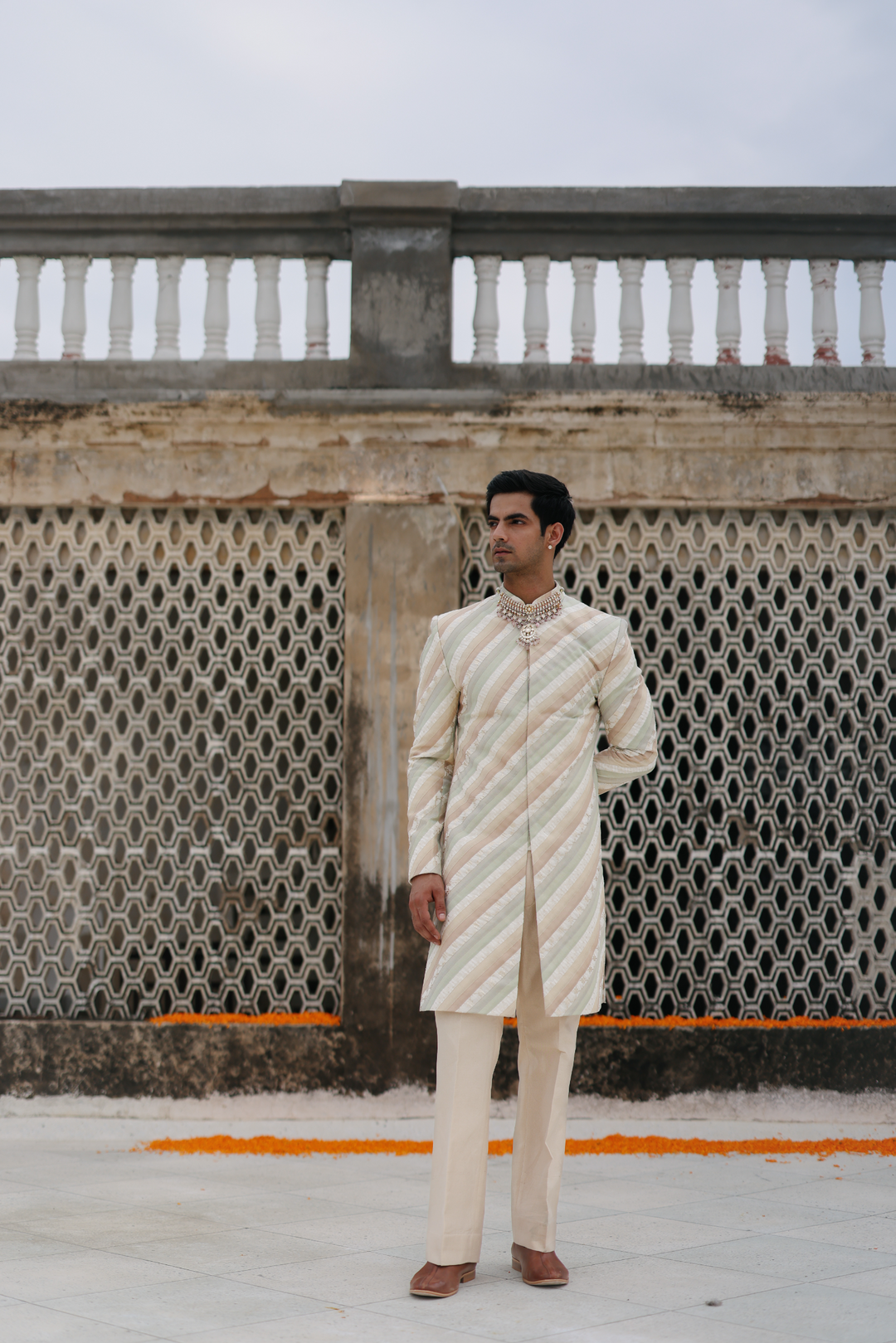 Pastel Indo-western Set