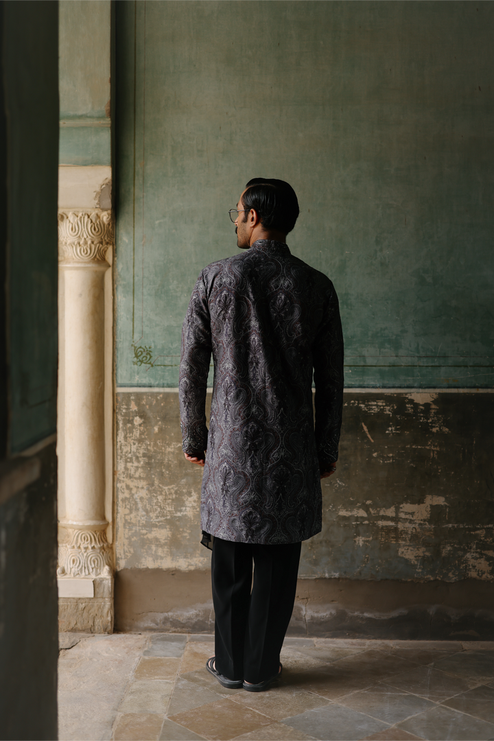 Charcoal Kurta Set