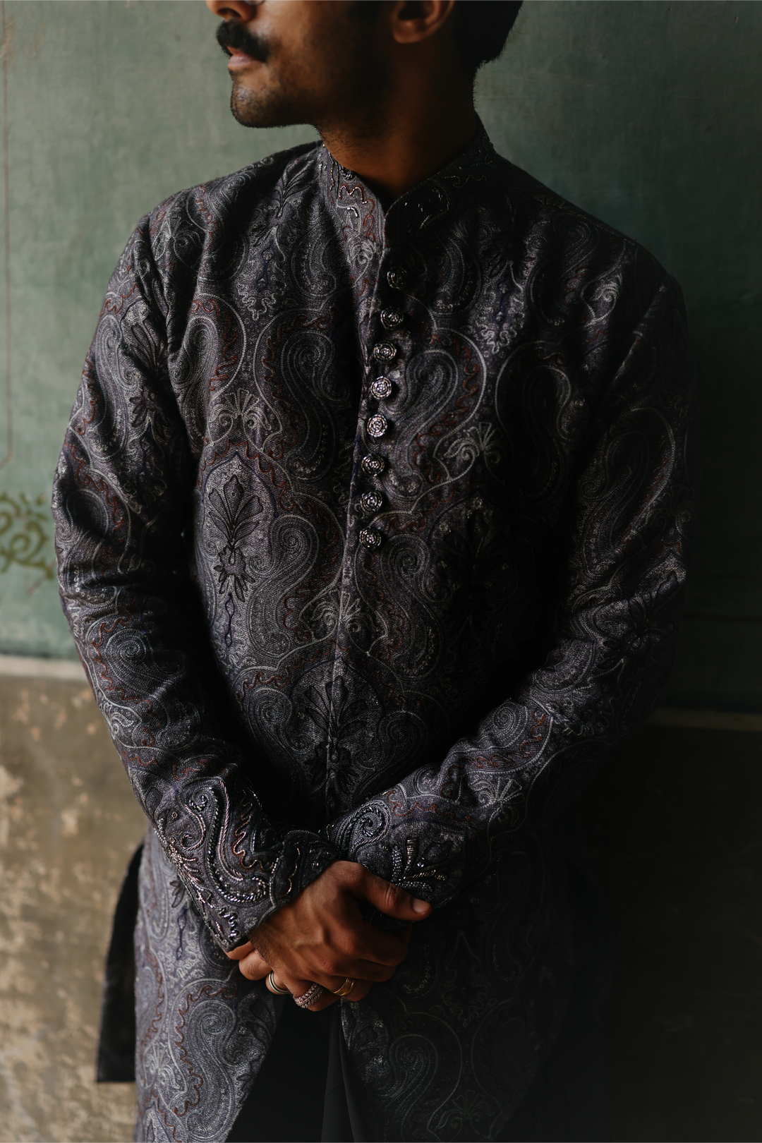 Charcoal Kurta Set