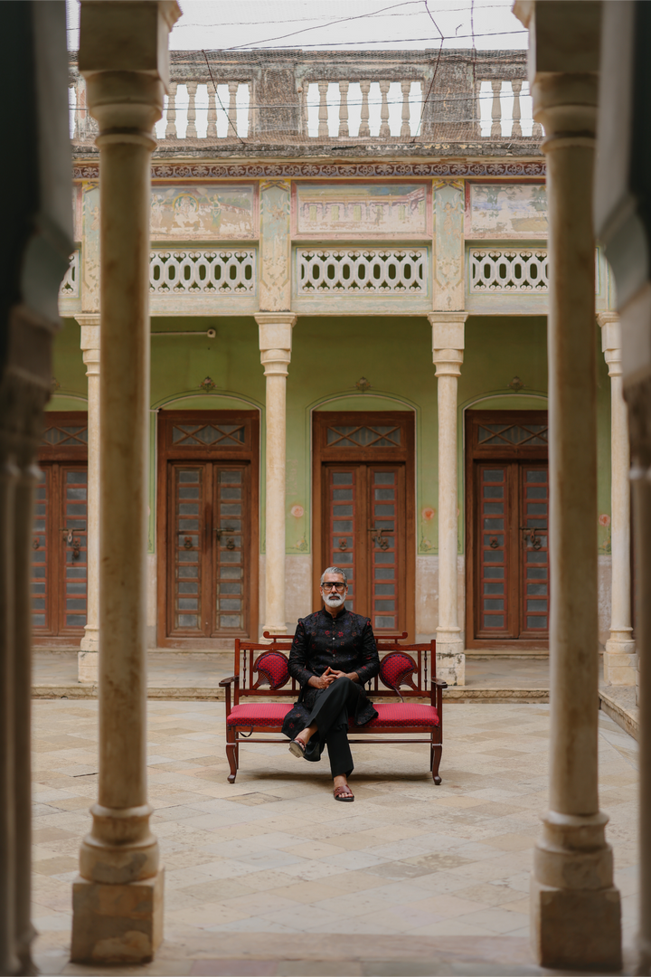 Black Kurta Set